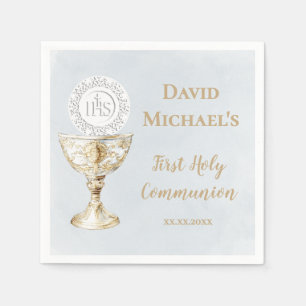 Chalice Host First Holy Communion Napkins