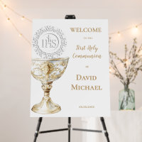 Chalice Host First Holy Communion welcome