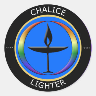 Chalice Lighter Classic Round Sticker