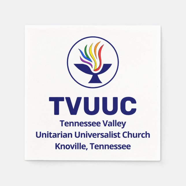 Chalice / TVUUC Napkins (Front)