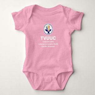 Chalice / TVUUC Pink Baby Bodysuit