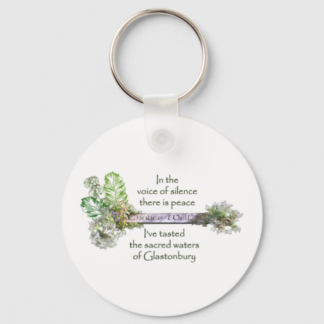Chalice Well Garden Keychain (Front)
