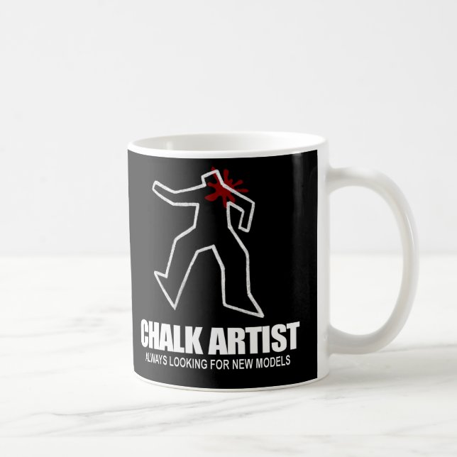 Chalk Artist Mug (Right)