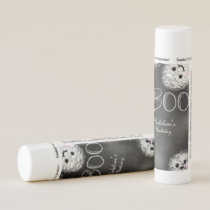 Chalk Board Ghost Halloween Party Lip Balm