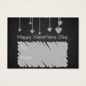 Chalk Board Heart School Kids Valentines in Bulk (Back)