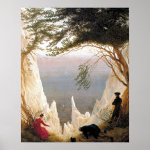 Chalk Cliffs on Rugen Caspar David Friedrich