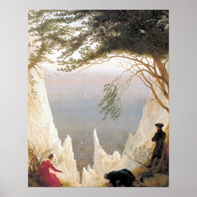 Chalk Cliffs on Rugen Poster (Front)