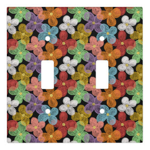 Chalk Daisies Light Switch Cover