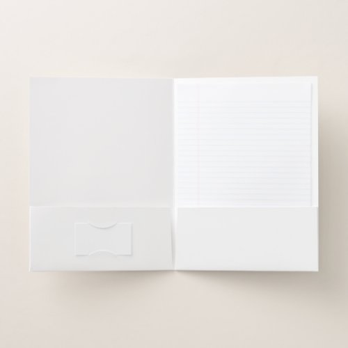Chalk Daisies Pocket Folder