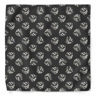 Chalk Drawn Sailboat Pattern Bandana