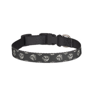 Chalk Drawn Sailboat Pattern Pet Collar