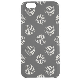 Chalk Drawn Sailboat Pattern Clear iPhone 6 Plus Case