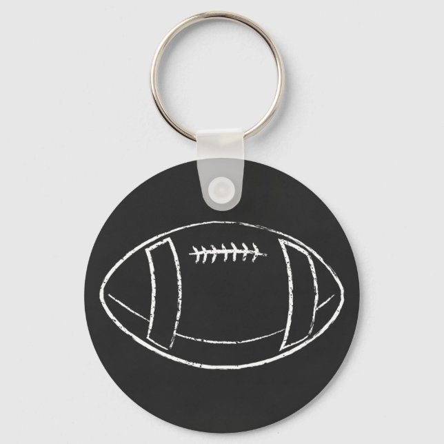 chalk football keychain (Front)