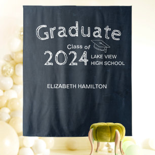 Chalk High School Photo Graduation Party Backdrop