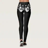 Chalk It Off - Handprint Leggings