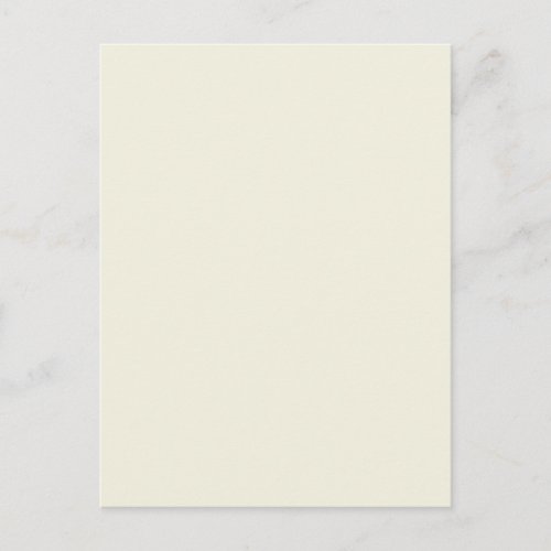 Chalk Neutral Beige Cream Solid Color Background Postcard