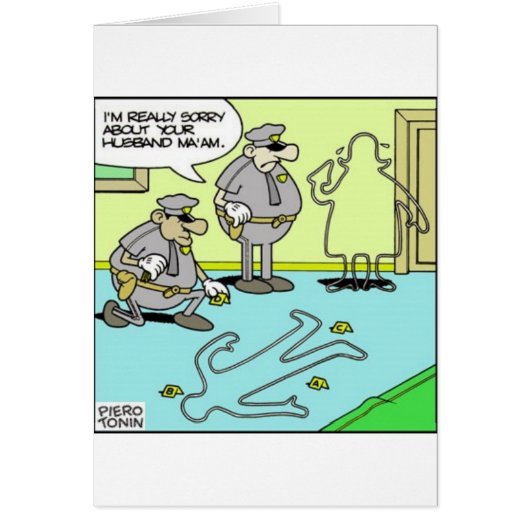 Chalk Outline Funny Police Gifts & Collectibles (Front)