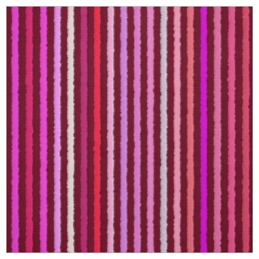 Chalk Stripes - Burgundy, Violet, Pink Fabric