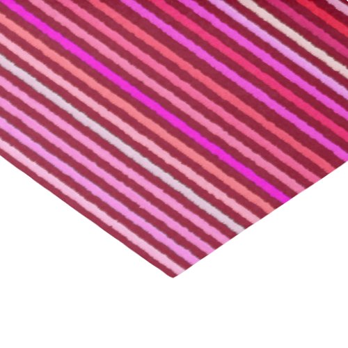 Chalk Stripes _ Burgundy Violet Pink Tissue Paper