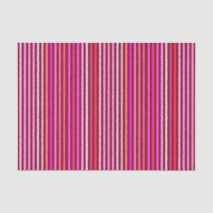 Chalk Stripes - Burgundy, Violet, Pink Tissue Paper