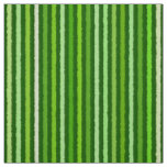 Chalk Stripes - Emerald and Lime Green Fabric