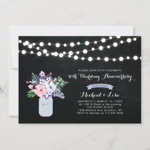 Chalkboard 30th Wedding Anniversary Invitation