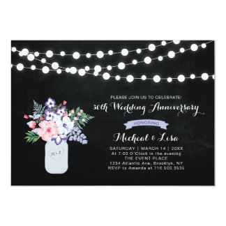 Chalkboard 30th Wedding Anniversary Invitation