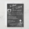 Chalkboard After/Post Wedding Party Invitation