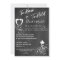 Chalkboard After/Post Wedding Party Invitation