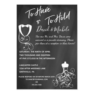 Post Wedding Party Invitations Announcements Zazzle Chalkboard After Post Wedding Party Invitation