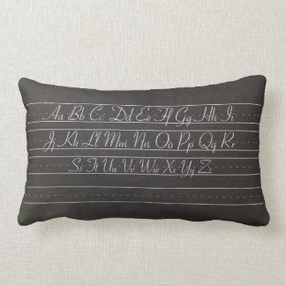 Chalkboard Alphabet Pillow