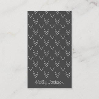 Chalkboard Arrows Business Card