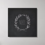Chalkboard Art - Noel Wreath Canvas<br><div class="desc">This hand-drawn wreath is perfectly matched to hand-lettered "Noel".  A stylish statement piece that will become a heirloom in your family for many holidays to come.</div>