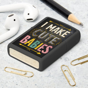 Chalkboard Baby Announcement Zippo Lighter