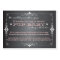 Chalkboard Baby Shower Book Insert Request Card