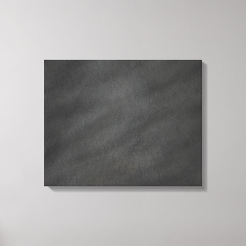 Chalkboard Background Gray Black Chalk Board Blank Canvas Print