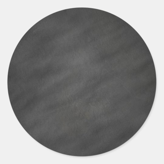 round 2 inch template sticker Chalk Gray Black Blank Board Background Classic Chalkboard