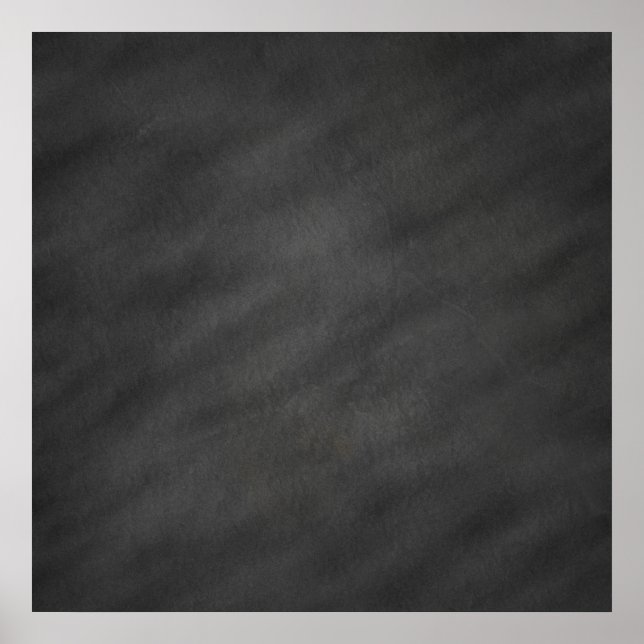Chalkboard Background Gray Black Chalk Board Poster (Front)