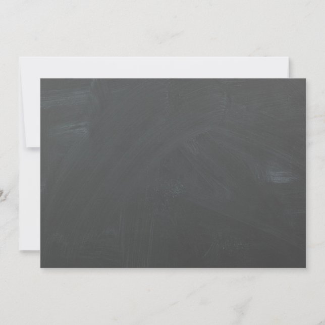 Chalkboard background invitation- Customize Invitation (Front)