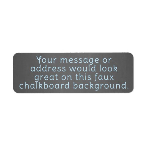 Chalkboard Background Template Label