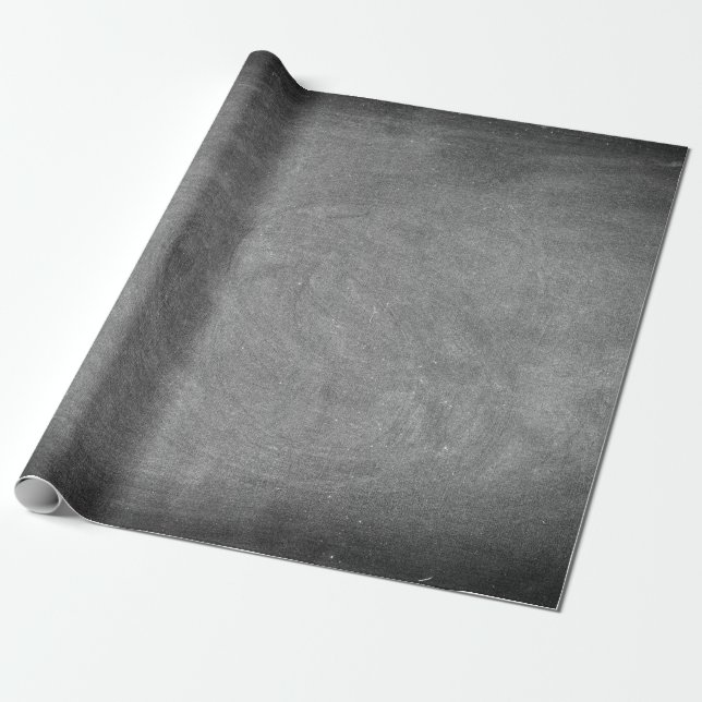 Chalkboard background texture wrapping paper (Unrolled)