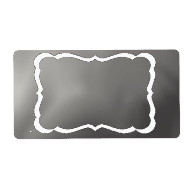 Chalkboard Backing for Labels.... Label (Front)