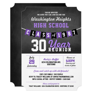 High School Reunion Invitations & Announcements  Zazzle