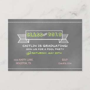 Chalkboard Banner Invitation
