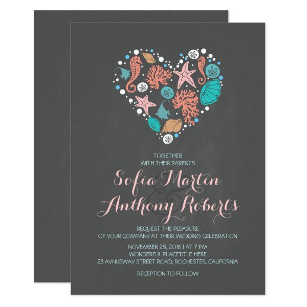 161703342027863118 chalkboard beach wedding invitation sea heart