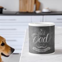 Chalkboard Best Dad Ever Father's Day Personalized