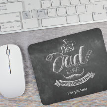 Chalkboard Best Dad Ever Father's Day Personalized