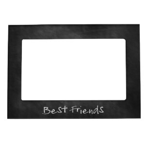 Chalkboard Best Friends Keepsake Magnetic Photo Frame