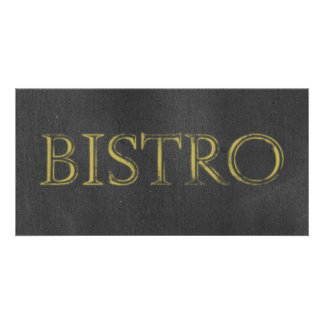 CHALKBOARD BISTRO SIGN RESTAURANT GRAPHIC LOGO ICO CARD