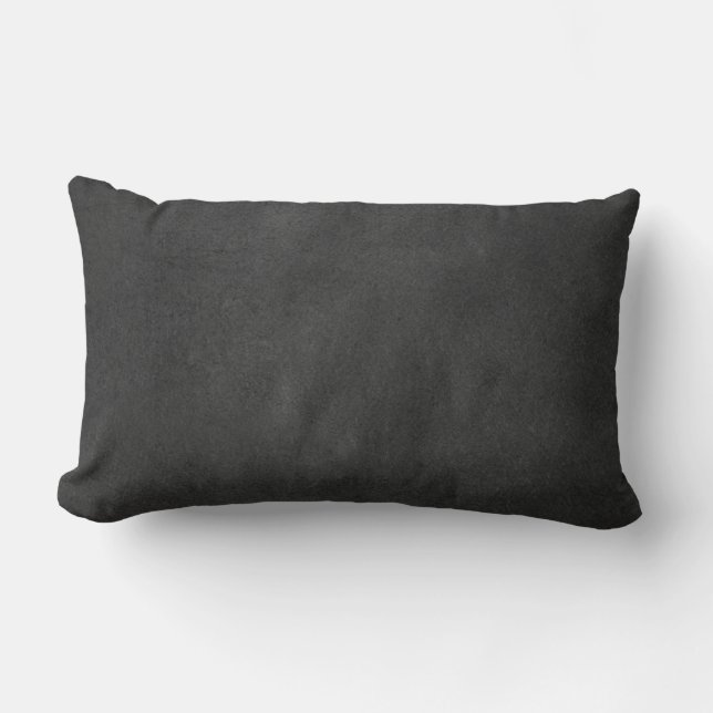 Chalkboard Black Pillow (Front)